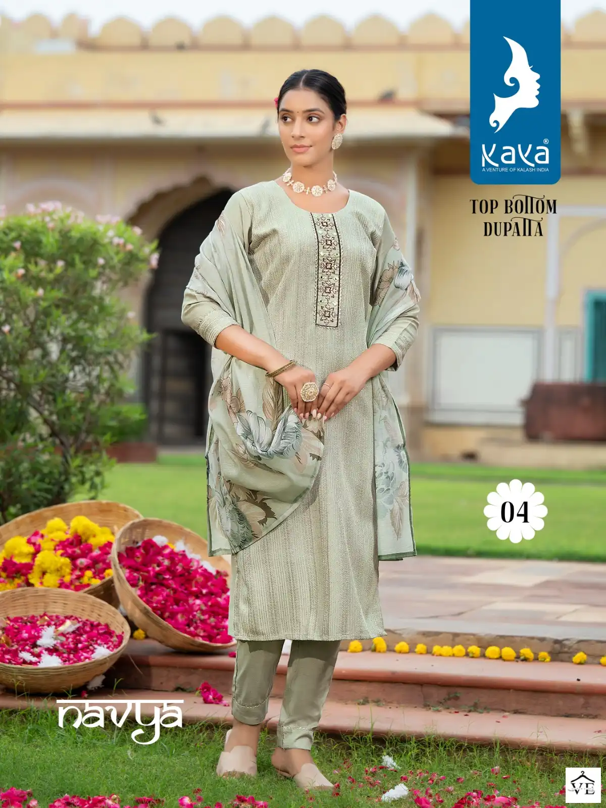 Kaya Navya Chinon Wholesale Designer Readymade Salwar Suit Catalog — Wholesale Salwar Suits, MPA wholesale from Surat - Gallery Image 5
