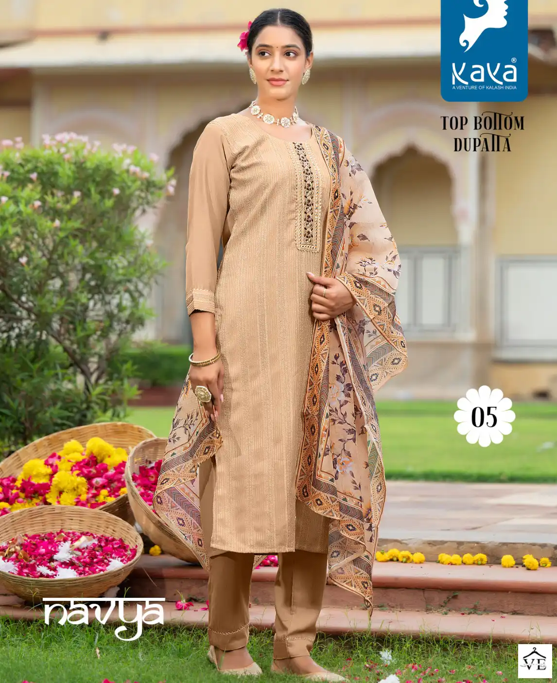 Kaya Navya Chinon Wholesale Designer Readymade Salwar Suit Catalog — Wholesale Salwar Suits, MPA wholesale from Surat — view 1