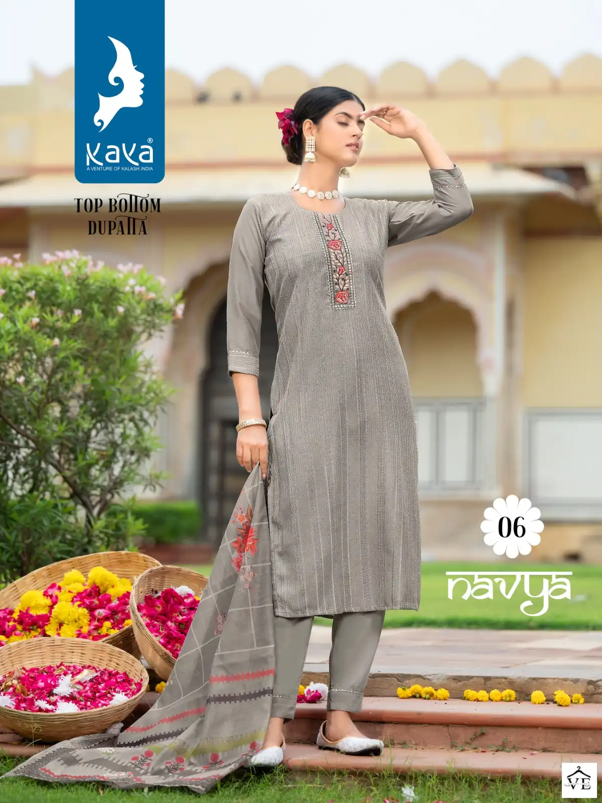 Kaya Navya Chinon Wholesale Designer Readymade Salwar Suit Catalog — Wholesale Salwar Suits, MPA wholesale from Surat - Gallery Image 6