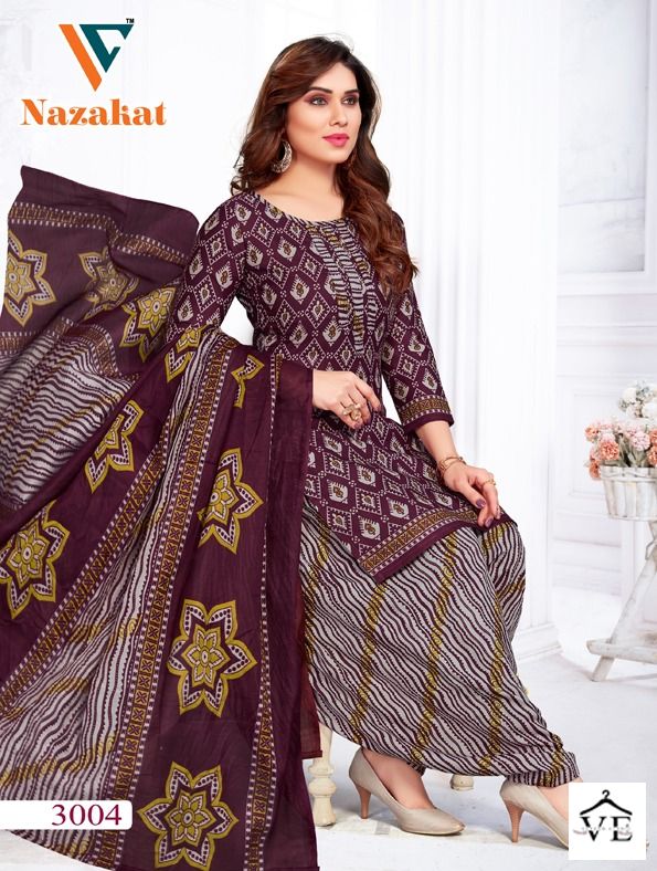Vandana Nazakat Vol 3 Cotton Wholesale Salwar Suit Catalog — Wholesale Salwar Suits, MPA wholesale from Surat — view 5