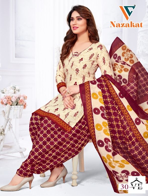 Vandana Nazakat Vol 3 Cotton Wholesale Salwar Suit Catalog — Wholesale Salwar Suits, MPA wholesale from Surat — view 8
