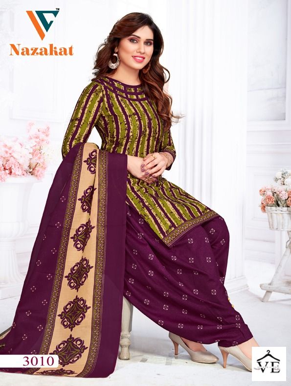 Vandana Nazakat Vol 3 Cotton Wholesale Salwar Suit Catalog — Wholesale Salwar Suits, MPA wholesale from Surat — view 11