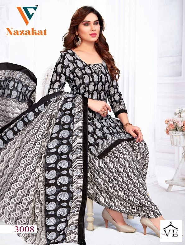 Vandana Nazakat Vol 3 Cotton Wholesale Salwar Suit Catalog — Wholesale Salwar Suits, MPA wholesale from Surat — view 12