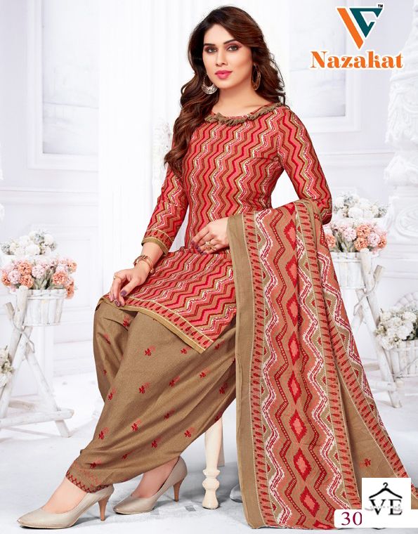 Vandana Nazakat Vol 3 Cotton Wholesale Salwar Suit Catalog — Wholesale Salwar Suits, MPA wholesale from Surat — view 3