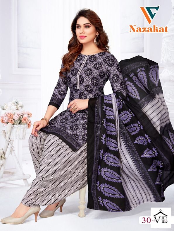 Vandana Nazakat Vol 3 Cotton Wholesale Salwar Suit Catalog — Wholesale Salwar Suits, MPA wholesale from Surat — view 4
