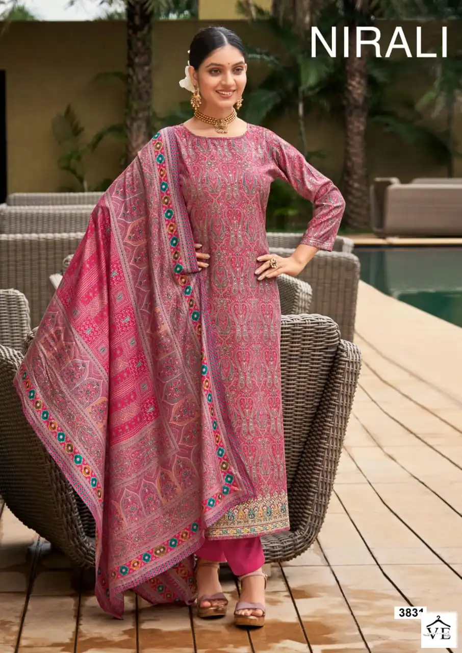 Rang Nirali Muslin Wholesale Salwar Suit Catalog — Wholesale Salwar Suits, MPA wholesale from Surat - Gallery Image 2