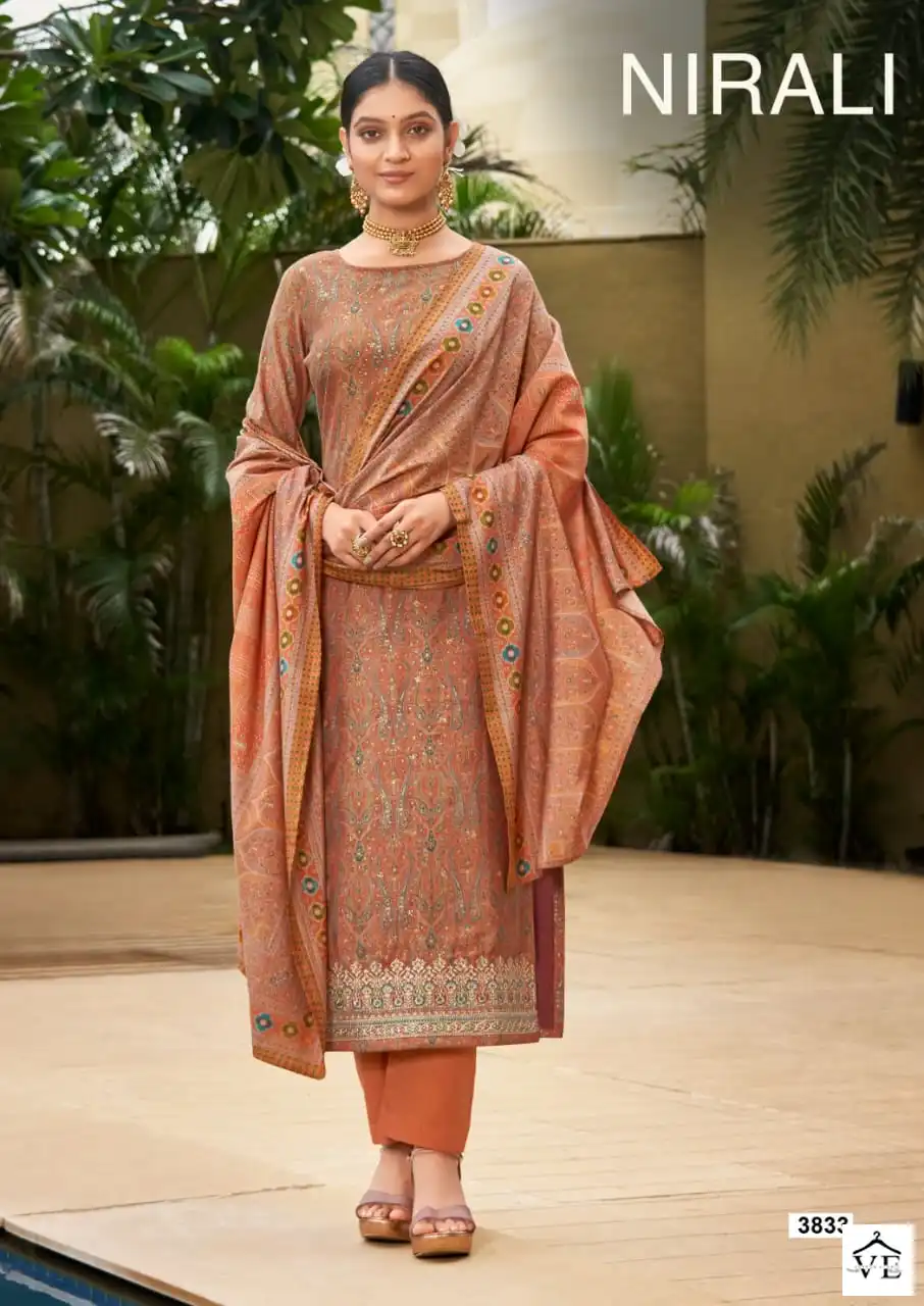 Rang Nirali Muslin Wholesale Salwar Suit Catalog — Wholesale Salwar Suits, MPA wholesale from Surat - Gallery Image 3