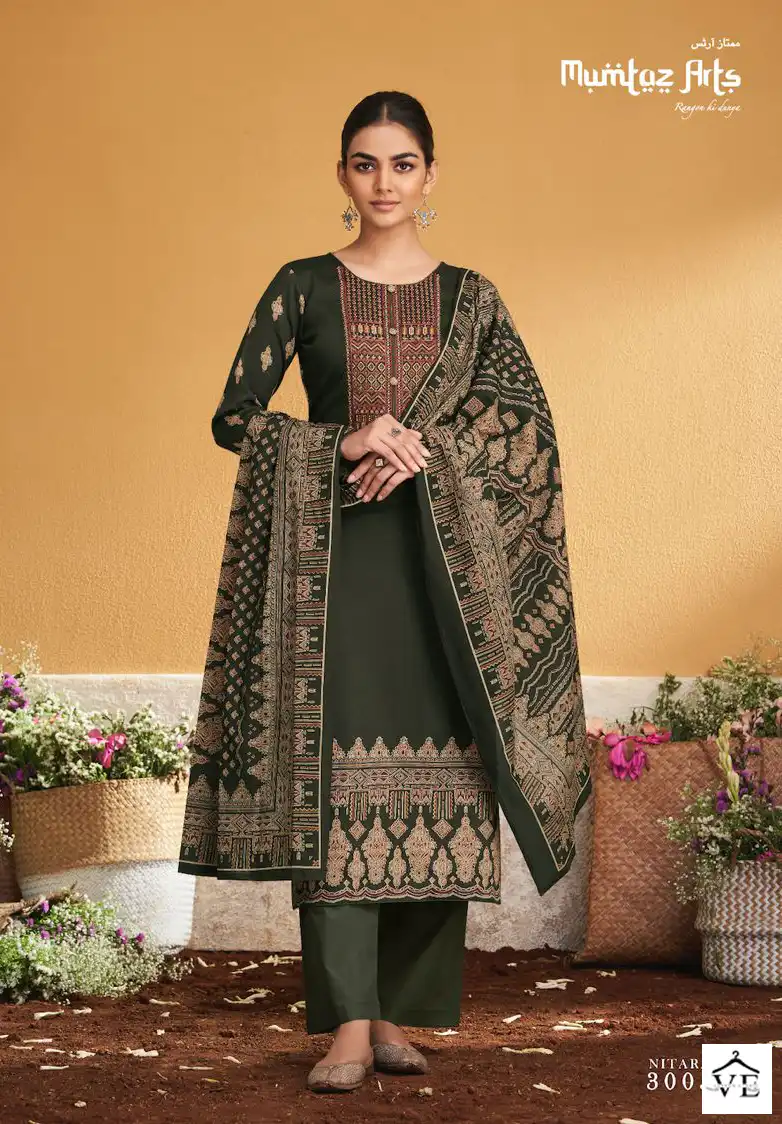 Mumtaz Arts Nitara Jam Satin Wholesale Designer Salwar Suit Catalog — Wholesale Salwar Suits, MPA wholesale from Surat — view 5