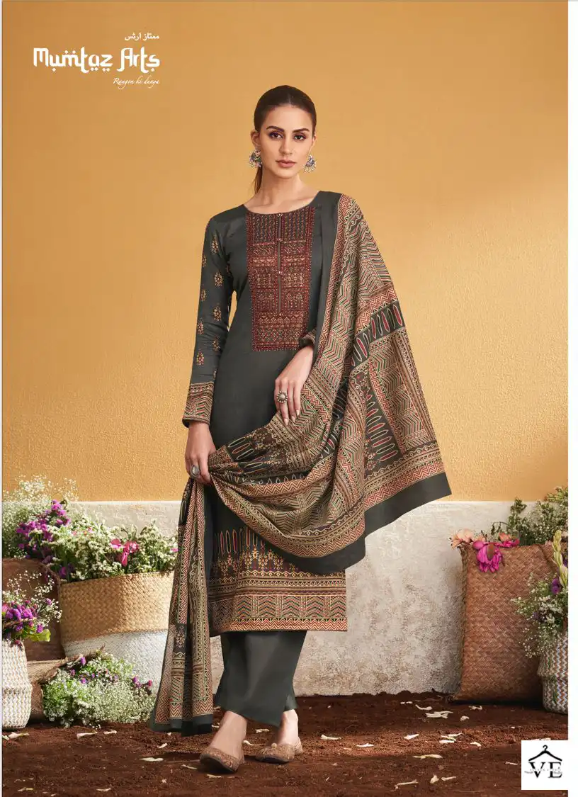 Mumtaz Arts Nitara Jam Satin Wholesale Designer Salwar Suit Catalog — Wholesale Salwar Suits, MPA wholesale from Surat — view 7
