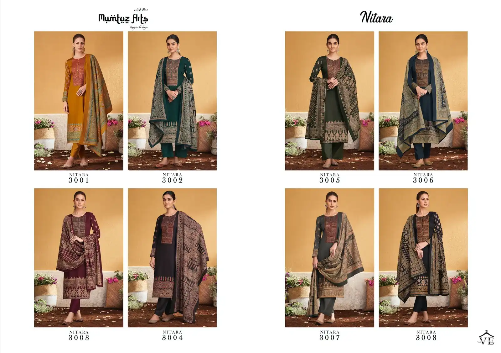 Mumtaz Arts Nitara Jam Satin Wholesale Designer Salwar Suit Catalog — Wholesale Salwar Suits, MPA wholesale from Surat — view 8