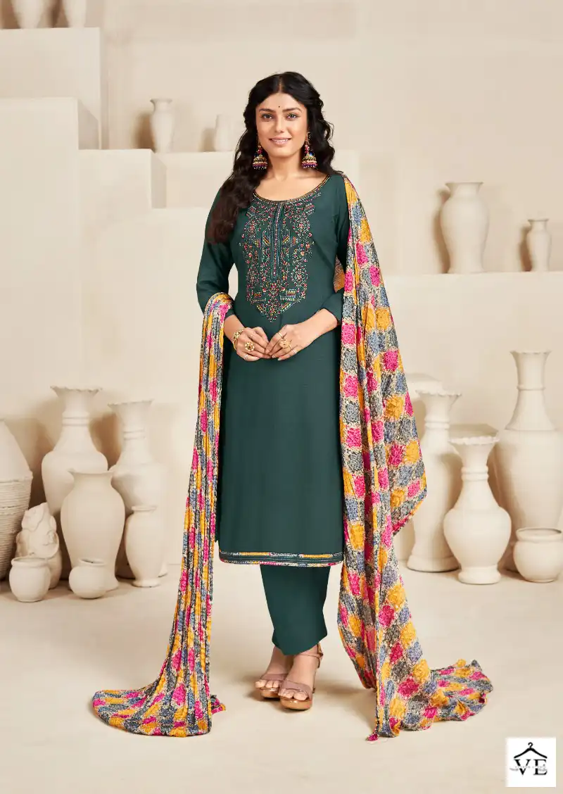 Levisha Nivisha Vol 5 Pure Rayon Slub Wholesale Salwar Suit Catalog — Wholesale Salwar Suits, Levisha wholesale from Surat - Gallery Image 5