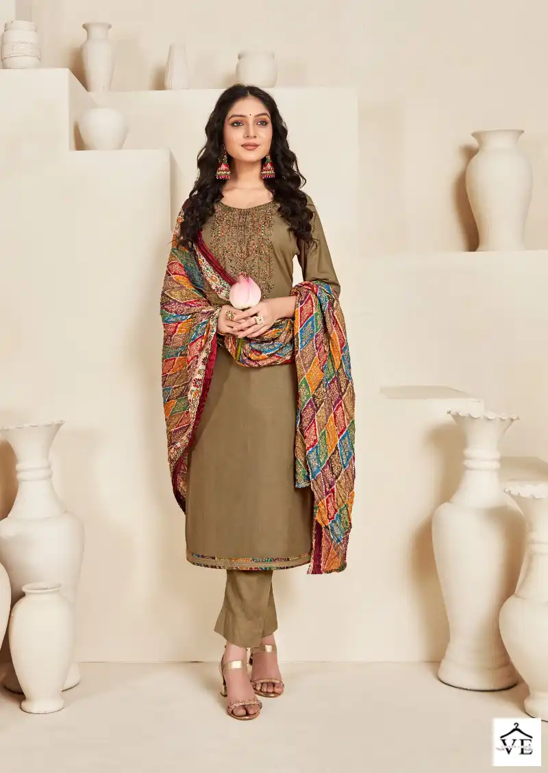 Levisha Nivisha Vol 5 Pure Rayon Slub Wholesale Salwar Suit Catalog — Wholesale Salwar Suits, Levisha wholesale from Surat - Gallery Image 2