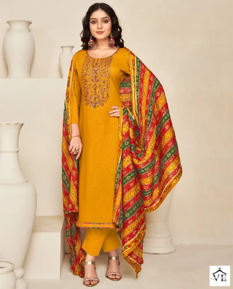 Levisha Nivisha Vol 5 Pure Rayon Slub Wholesale Salwar Suit Catalog — Wholesale Salwar Suits, Levisha wholesale from Surat — view 1