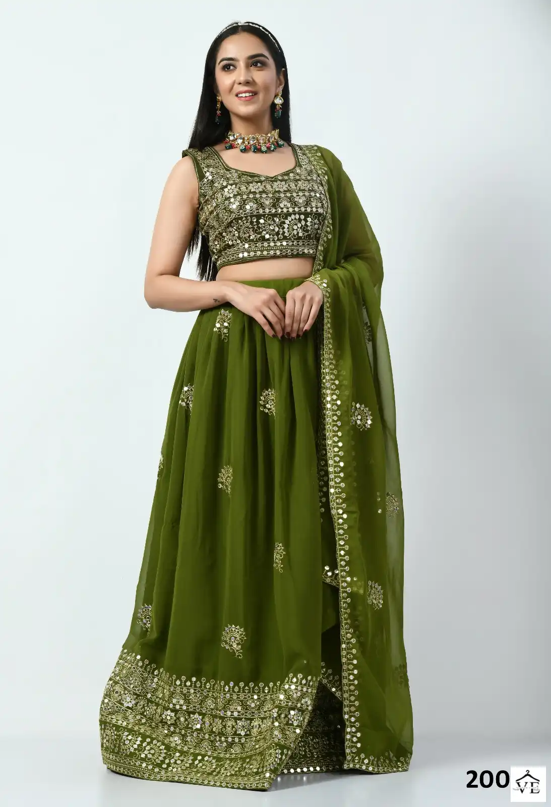 Biva Niyati Georgette Wholesale Lehenga Catalog — Wholesale Lehenga, MPA wholesale from Surat — view 5