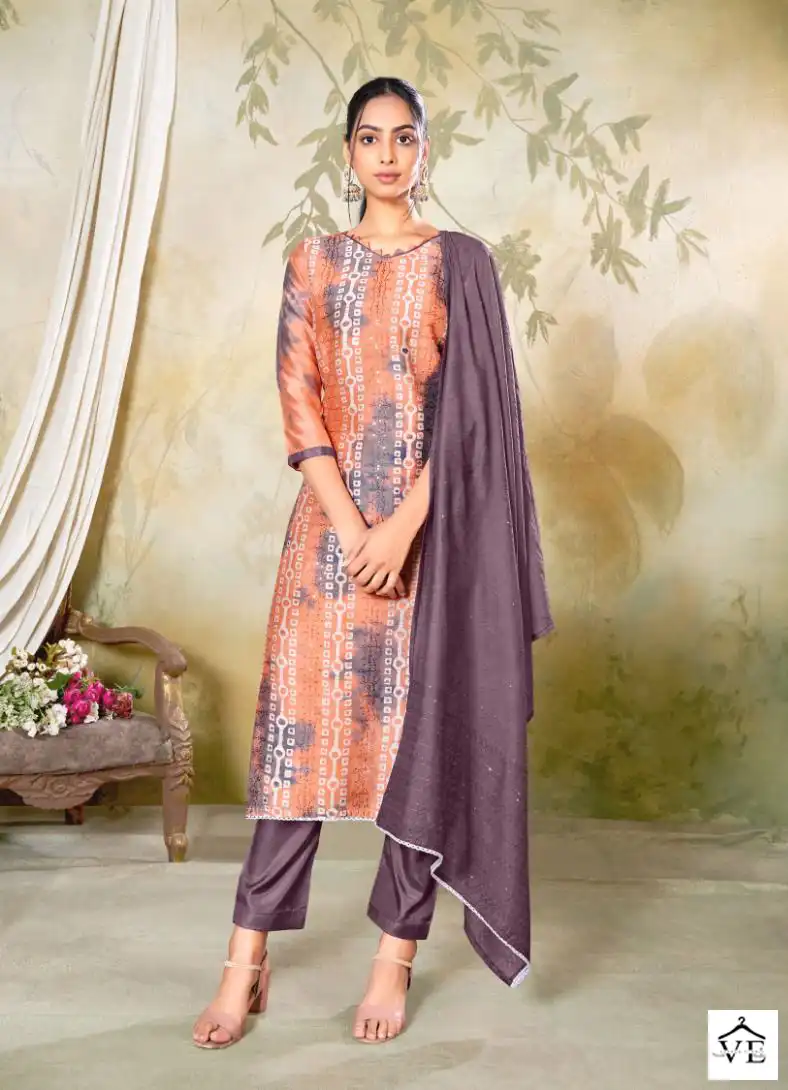 Vishnu Impex Niyati Gadwal Silk Wholesale Salwar Suit Catalog — Wholesale Salwar Suits, MPA wholesale from Surat - Gallery Image 6