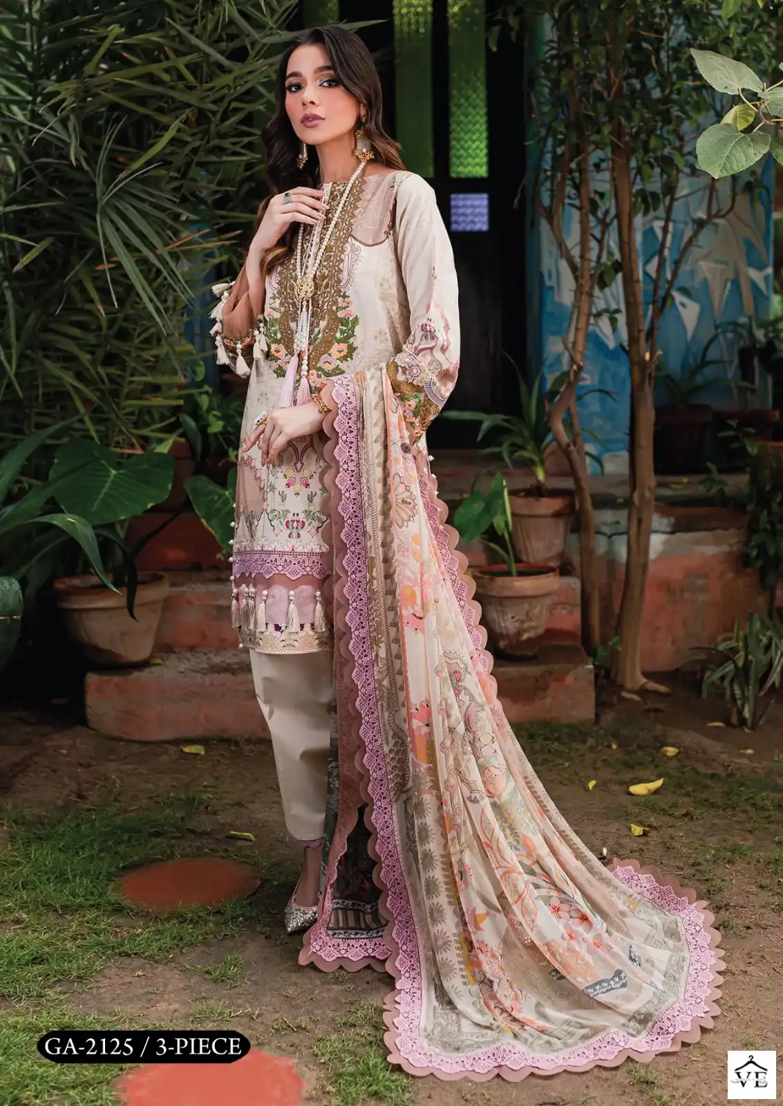 Gull Aahmed Noorain Cotton Wholesale Pakistani Salwar Suit Catalog — Wholesale Salwar Suits, MPA wholesale from Surat — view 11