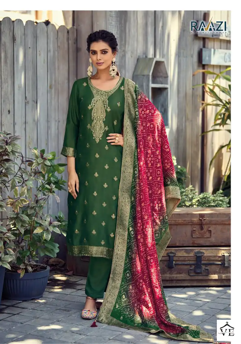 Rama Fashions Nooreh Premium Viscose Silk Wholesale Designer Salwar Suit Catalog — Wholesale Salwar Suits, MPA wholesale from Surat - Gallery Image 2
