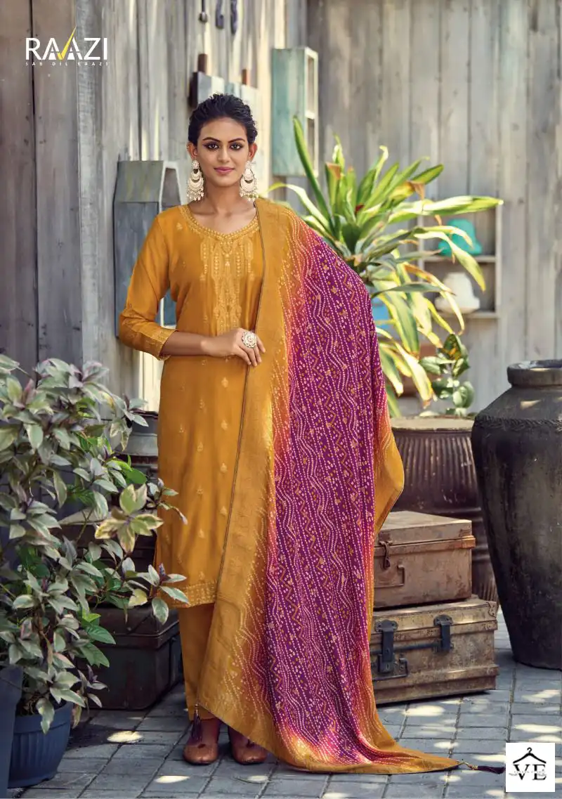 Rama Fashions Nooreh Premium Viscose Silk Wholesale Designer Salwar Suit Catalog — Wholesale Salwar Suits, MPA wholesale from Surat - Gallery Image 3