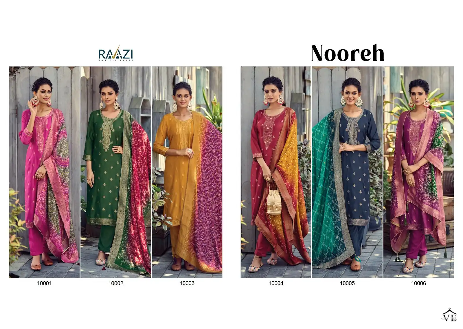 Rama Fashions Nooreh Premium Viscose Silk Wholesale Designer Salwar Suit Catalog — Wholesale Salwar Suits, MPA wholesale from Surat — view 7