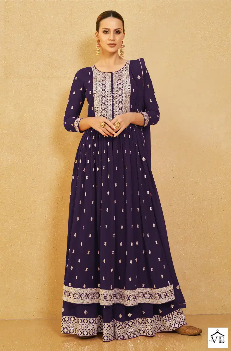 Aashirwad Nura Georgette Wholesale Designer Readymade Salwar Suit Catalog — Wholesale Salwar Suits, Aashirwad Creation wholesale from Surat - Gallery Image 5