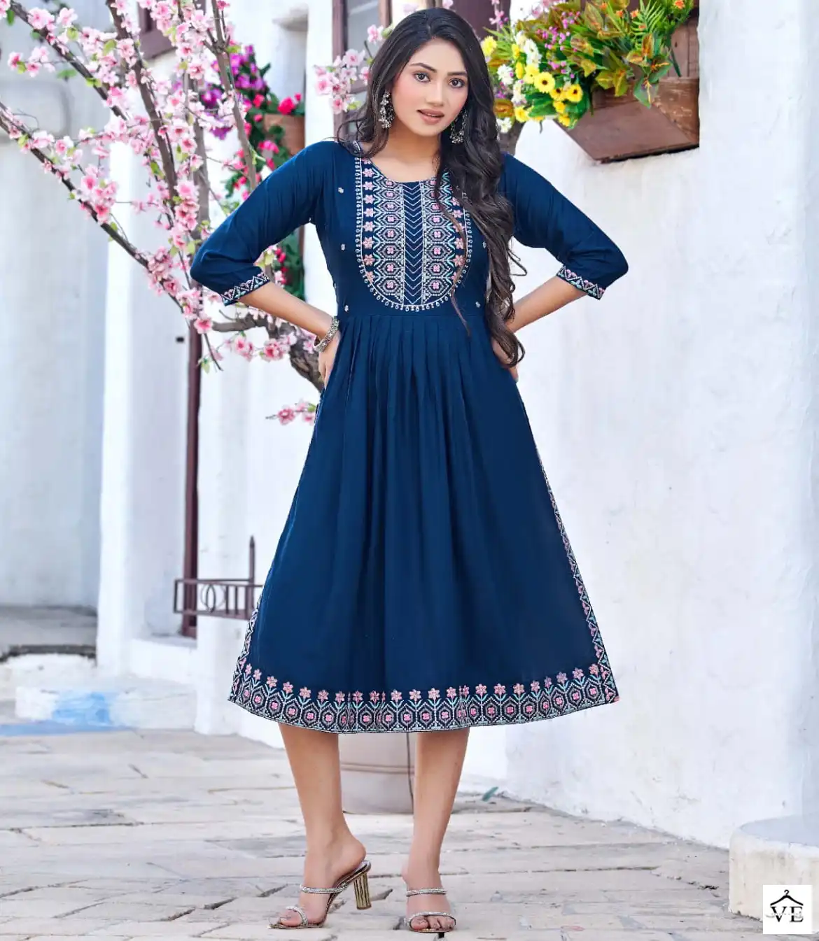 Tips & Tops Nyra Heavy Rayon Slub Wholesale Kurti Catalog — Wholesale Kurtis, MPA wholesale from Surat — view 1