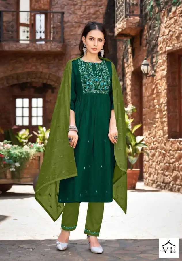 Kalaroop Nitara Cryon Heavy Viscose Wholesale Readymade Salwar Suit Catalog Catalog — Wholesale Salwar Suits, MPA wholesale from Surat - Gallery Image 6