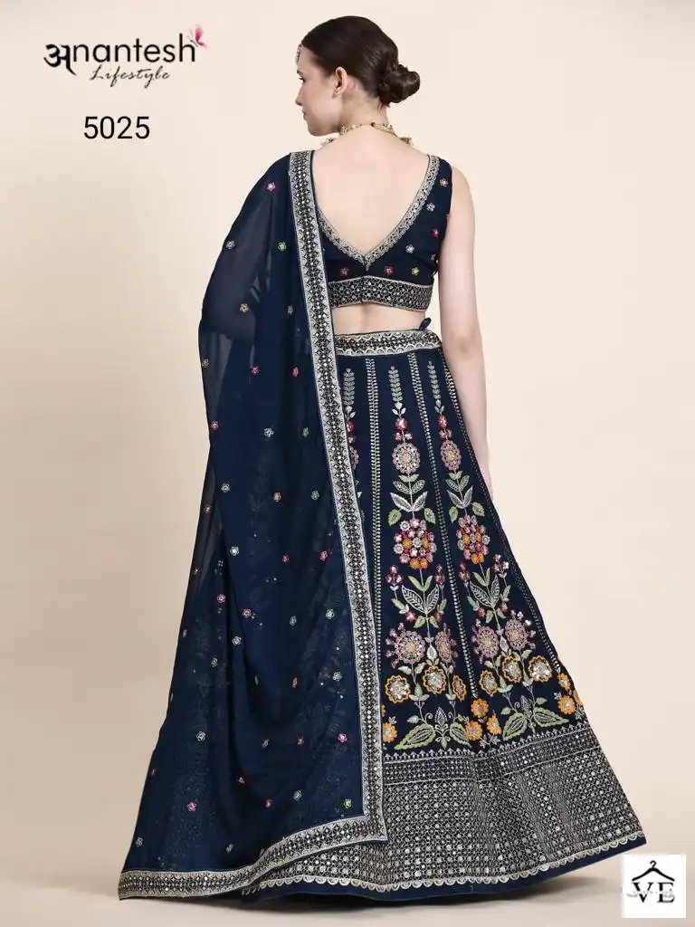 Anantesh Occasions Vol 6-5025 Premium Georgette Wholesale Lehenga Choli — Wholesale Lehenga, MPA wholesale from Surat - Gallery Image 4