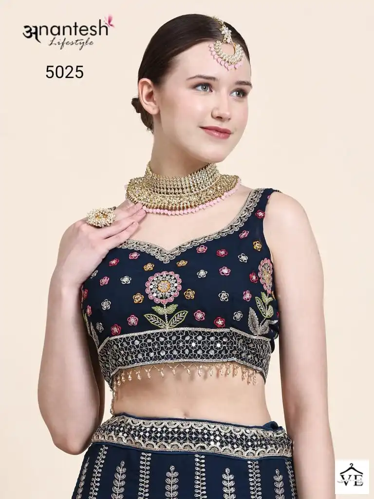 Anantesh Occasions Vol 6-5025 Premium Georgette Wholesale Lehenga Choli — Wholesale Lehenga, MPA wholesale from Surat - Gallery Image 5