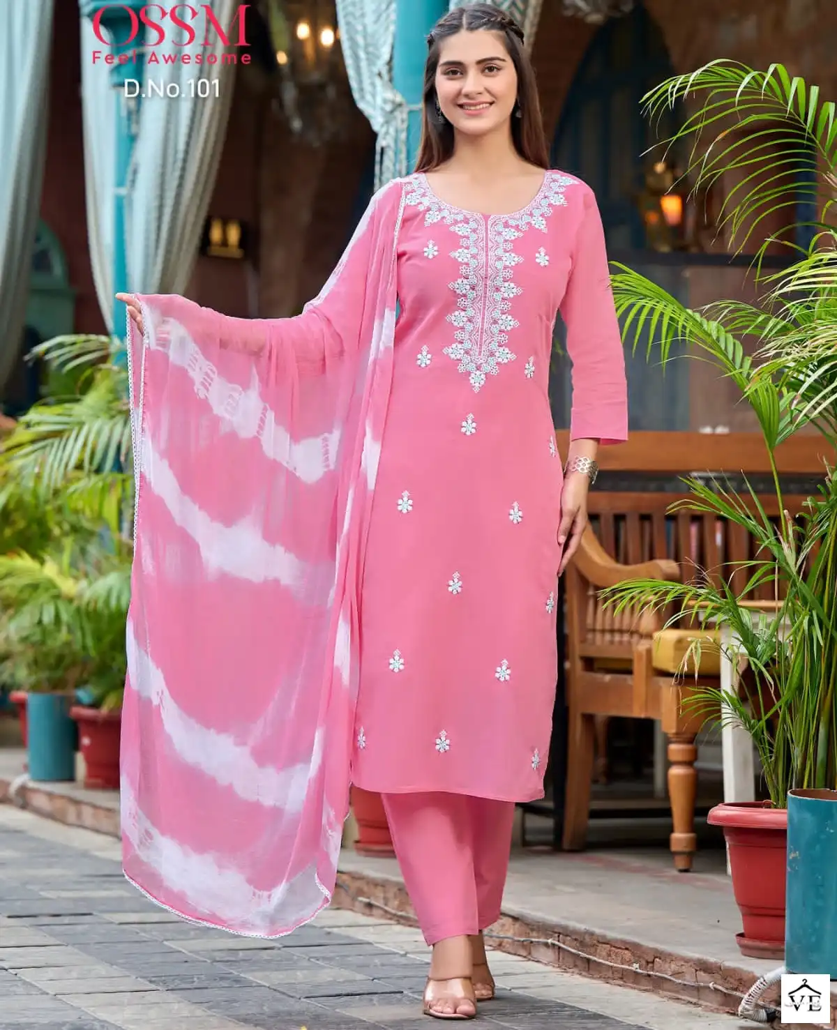 Ossm Olivia Cotton Wholesale Designer Readymade Salwar Suit Catalog — Wholesale Salwar Suits, MPA wholesale from Surat — view 1
