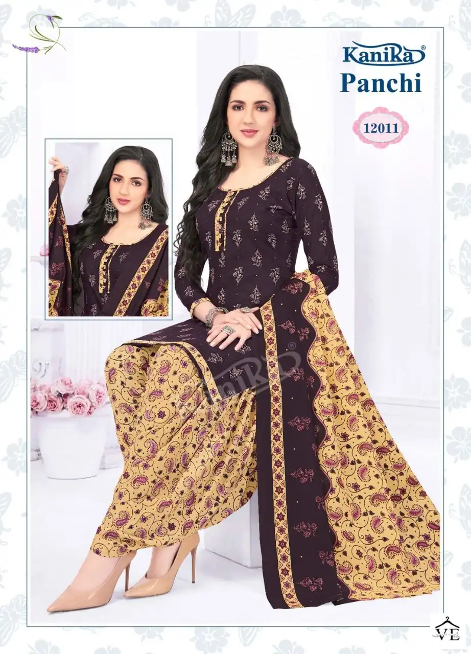 Kanika Panchi Vol 12 Cotton Wholesale Readymade Suits Catalog — Wholesale Salwar Suits, MPA wholesale from Surat — view 3