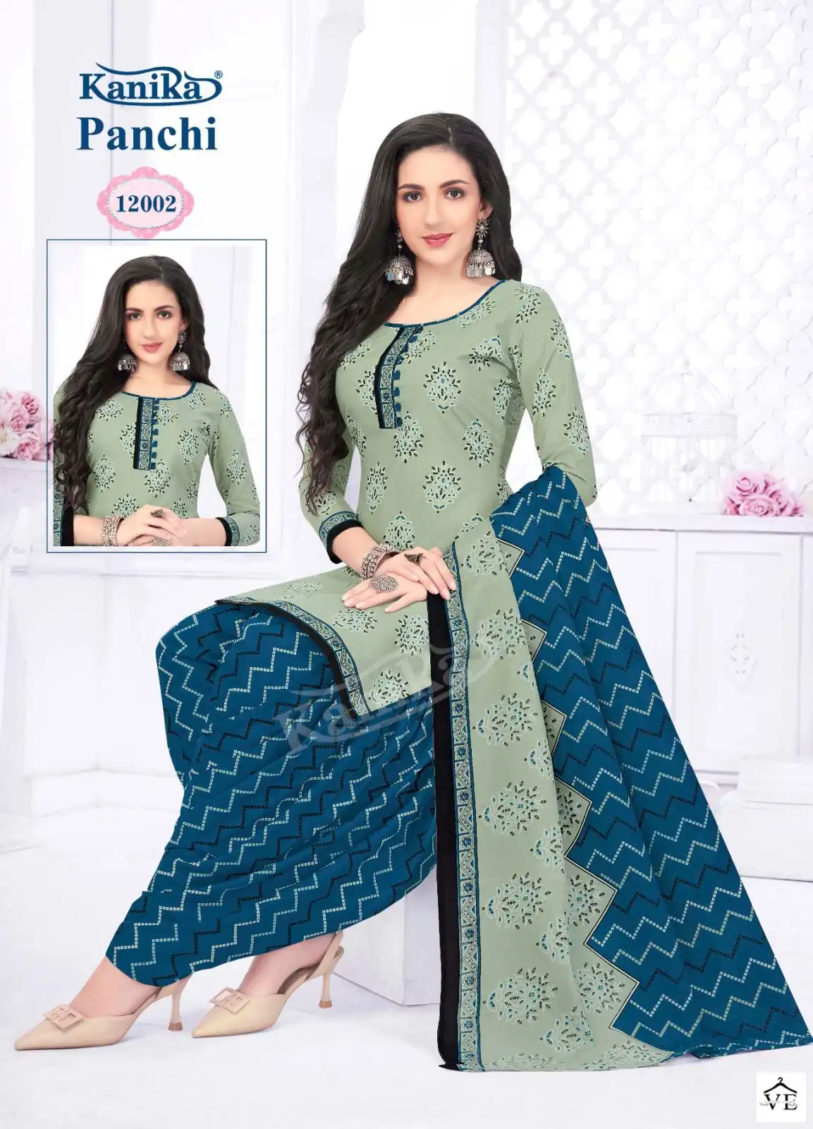 Kanika Panchi Vol 12 Cotton Wholesale Readymade Suits Catalog — Wholesale Salwar Suits, MPA wholesale from Surat — view 6