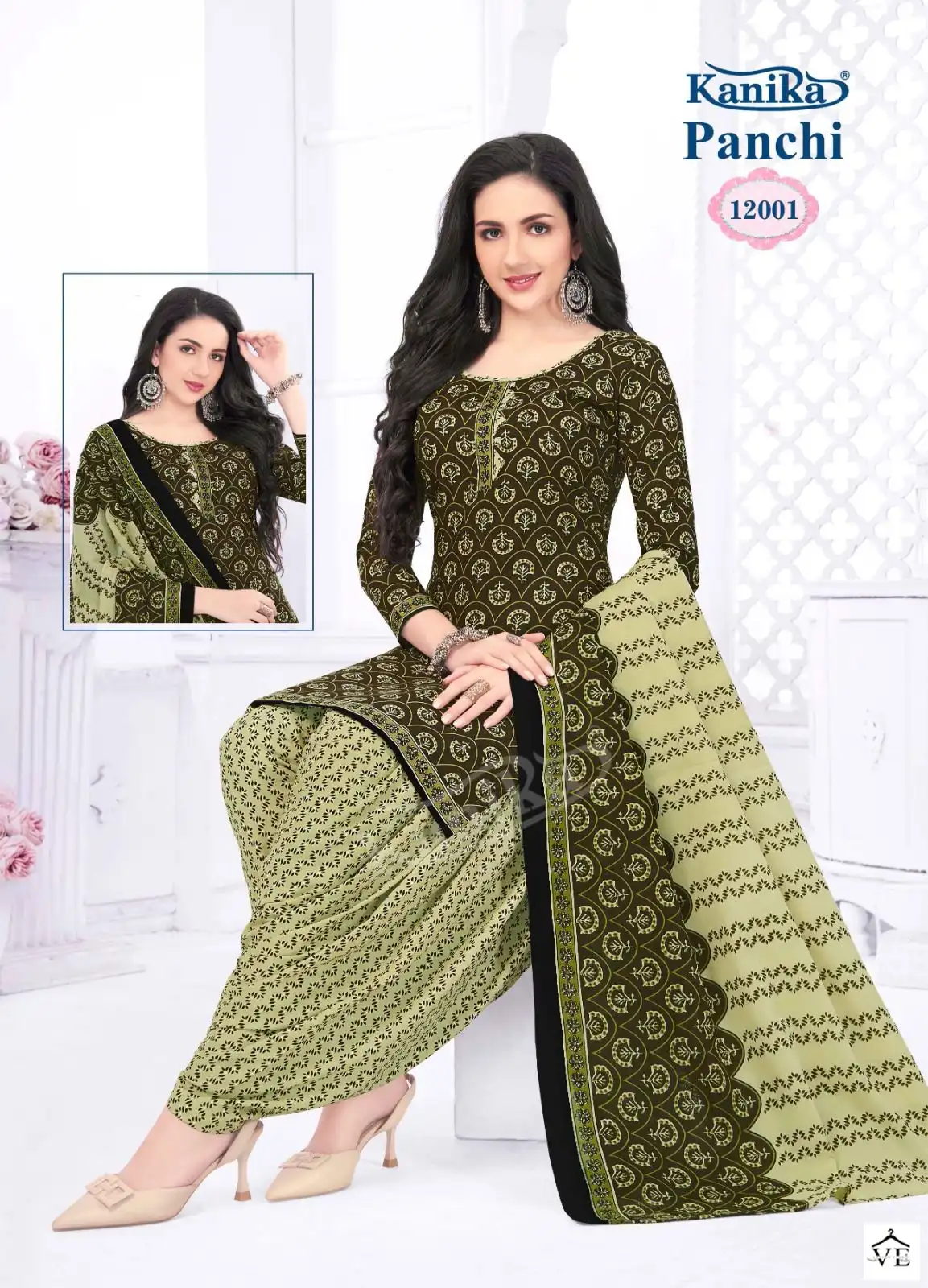 Kanika Panchi Vol 12 Cotton Wholesale Readymade Suits Catalog — Wholesale Salwar Suits, MPA wholesale from Surat — view 7