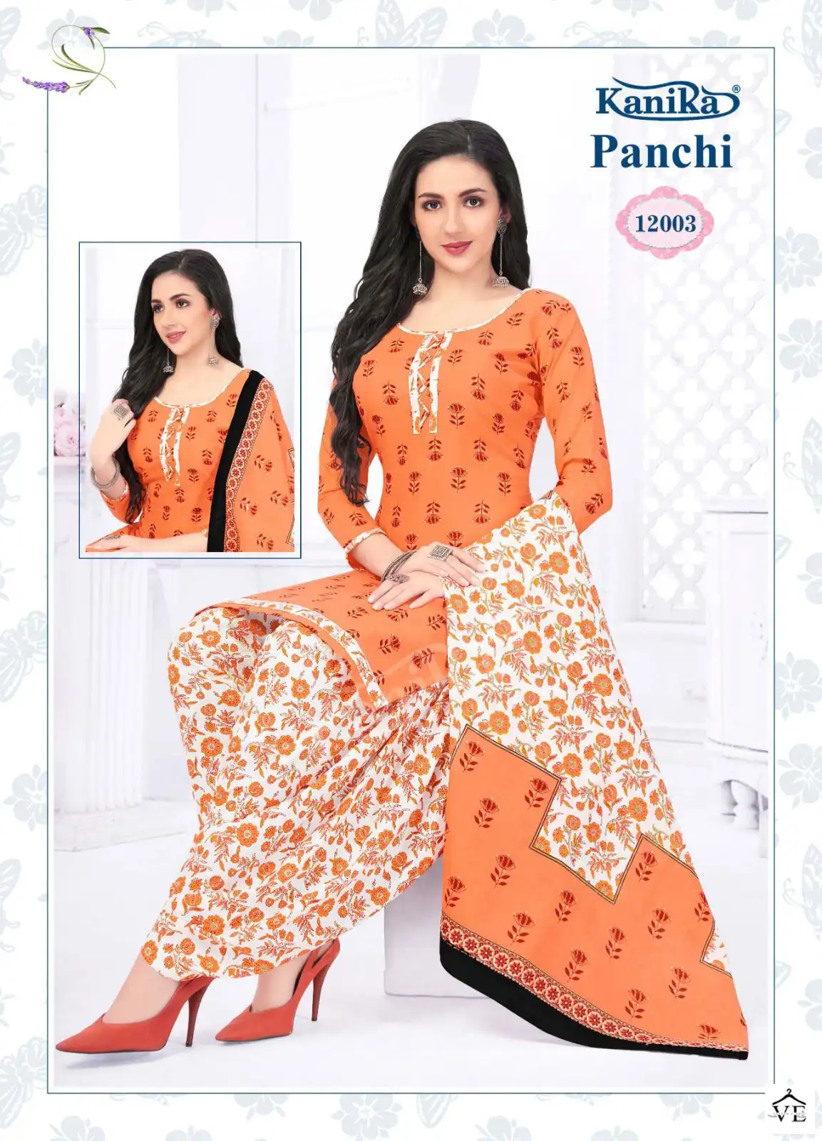 Kanika Panchi Vol 12 Cotton Wholesale Readymade Suits Catalog — Wholesale Salwar Suits, MPA wholesale from Surat — view 9