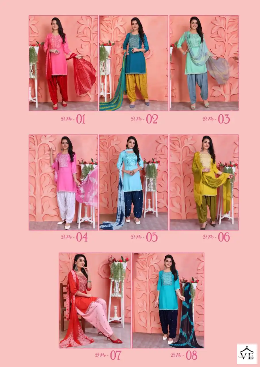 Master Paradise Rayon Wholesale Designer Readymade Salwar Suit Catalog — Wholesale Salwar Suits, MPA wholesale from Surat — view 9