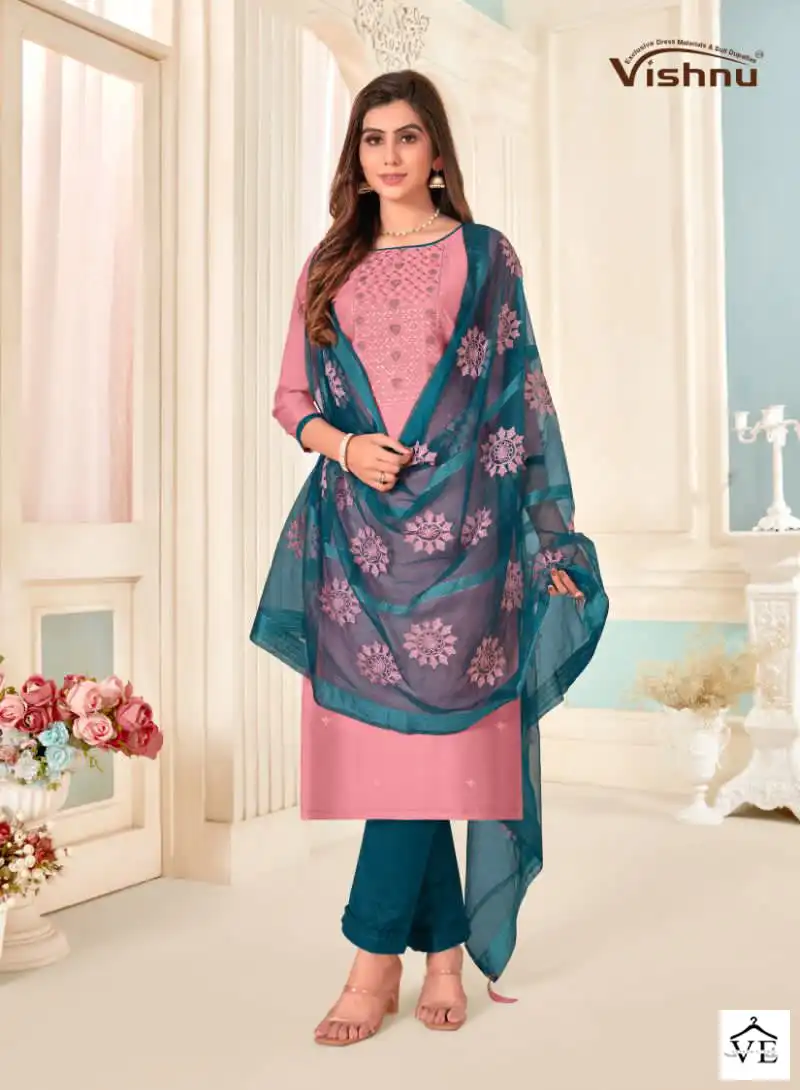Vishnu Impex Pasoori Super Silk Wholesale Salwar Suit Catalog — Wholesale Salwar Suits, MPA wholesale from Surat - Gallery Image 5