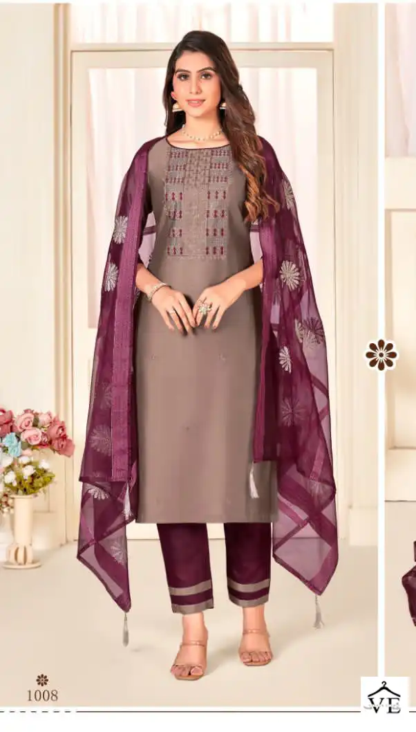 Vishnu Impex Pasoori Super Silk Wholesale Salwar Suit Catalog — Wholesale Salwar Suits, MPA wholesale from Surat - Gallery Image 9