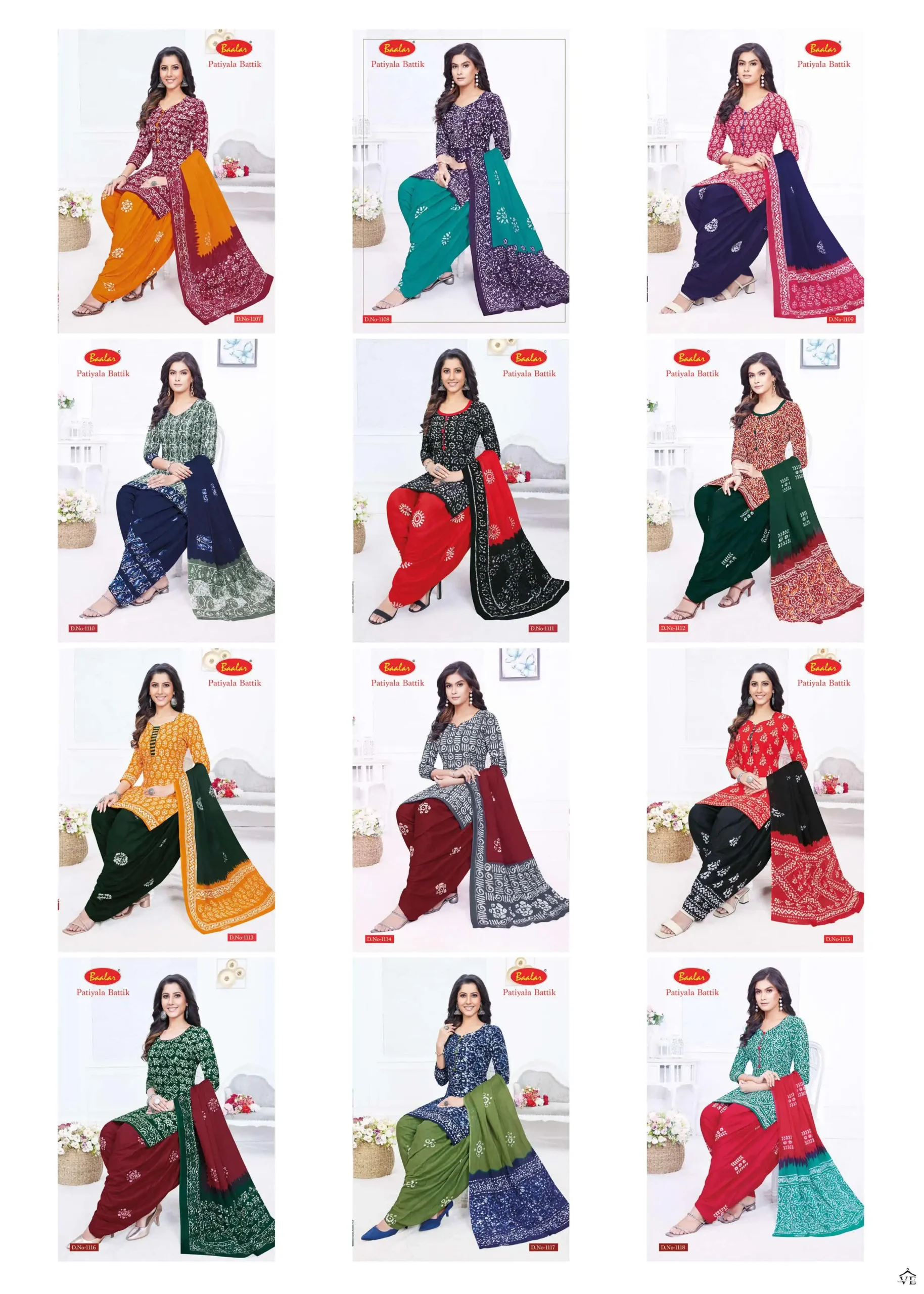 Baalar Patiyala Batik Vol 2 Cotton Wholesale Regular Wear Readymade Salwar Suit Catalog — Wholesale Salwar Suits, MPA wholesale from Surat — view 13