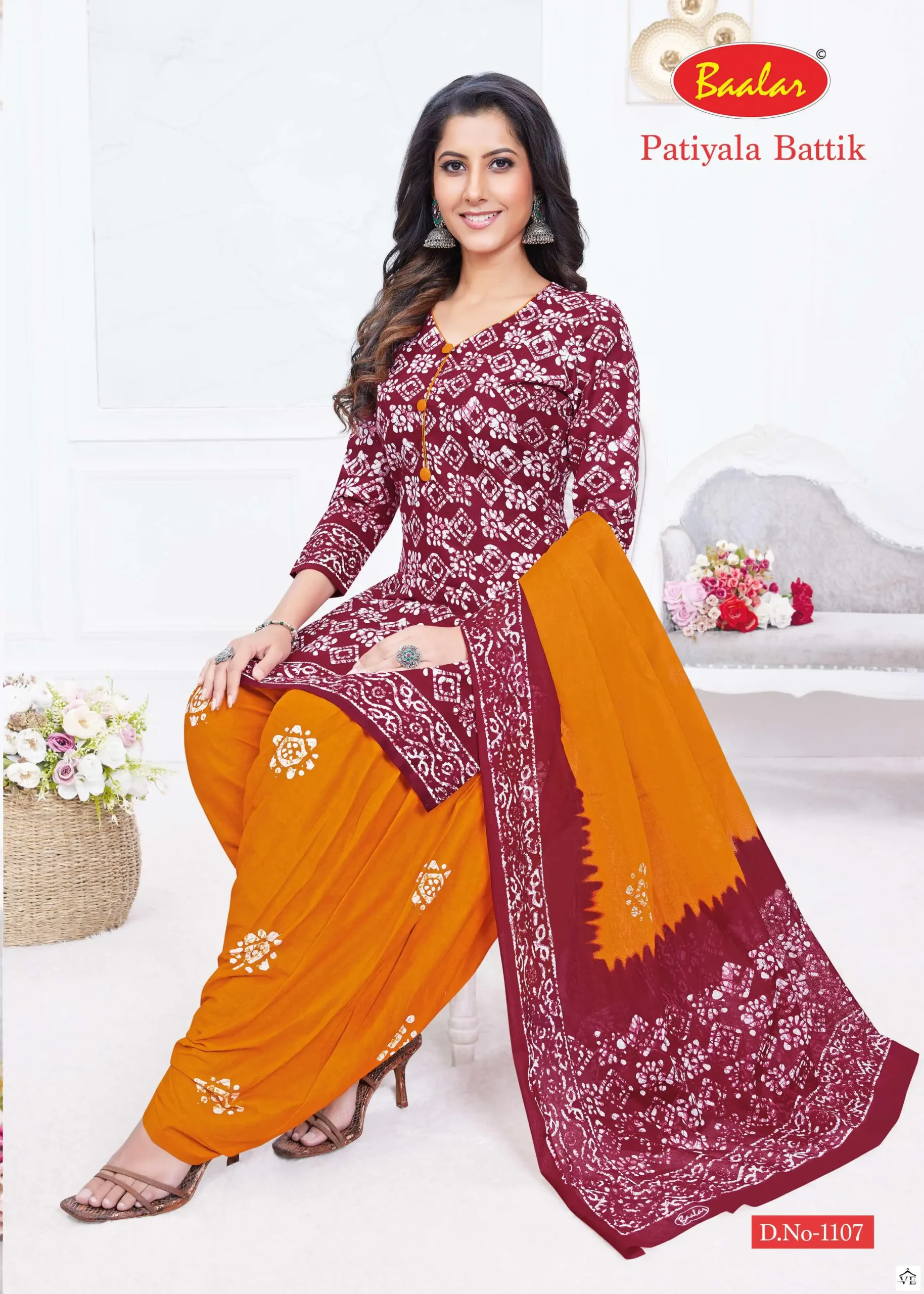 Baalar Patiyala Batik Vol 2 Cotton Wholesale Regular Wear Readymade Salwar Suit Catalog — Wholesale Salwar Suits, MPA wholesale from Surat - Gallery Image 2