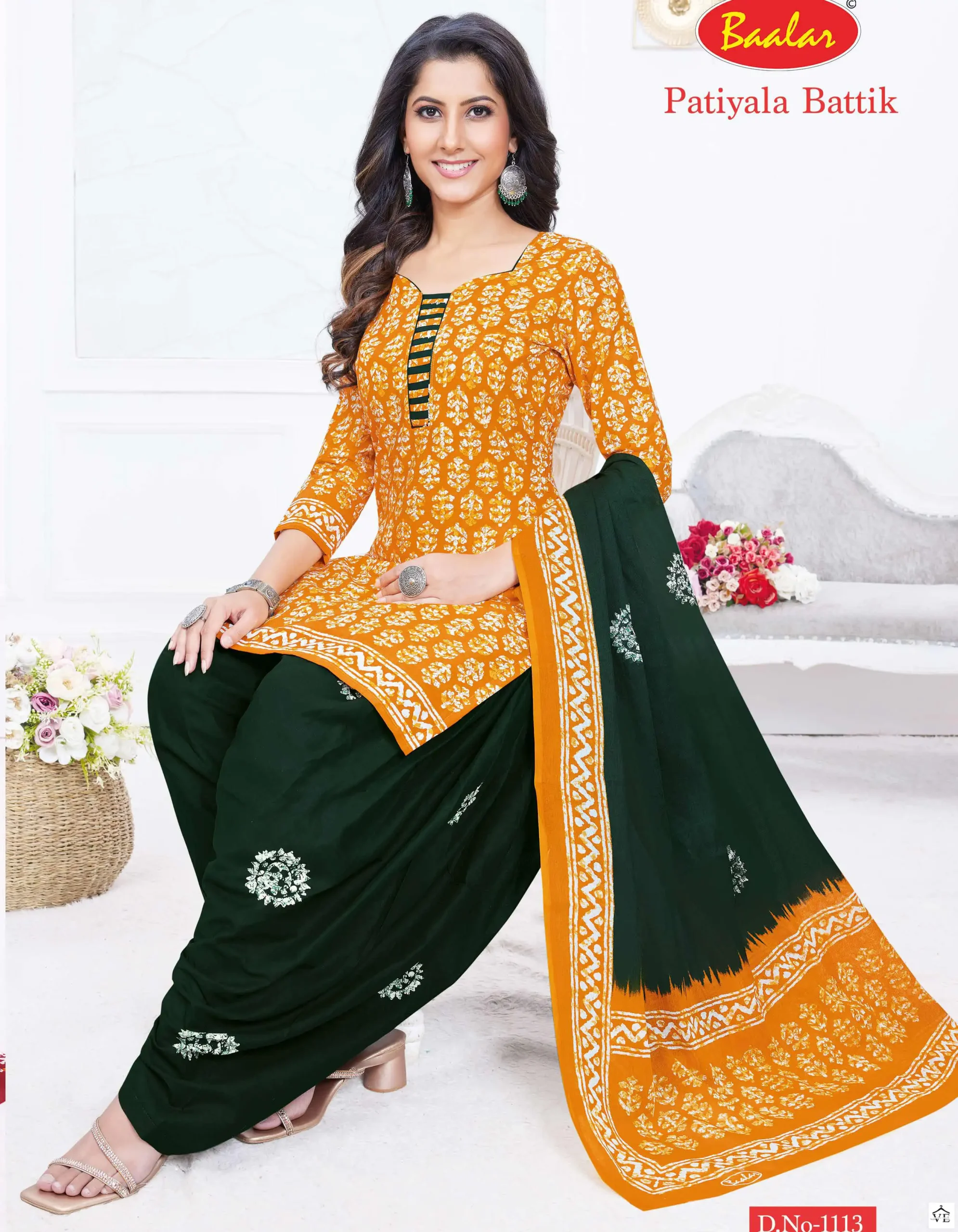 Baalar Patiyala Batik Vol 2 Cotton Wholesale Regular Wear Readymade Salwar Suit Catalog — Wholesale Salwar Suits, MPA wholesale from Surat — view 1