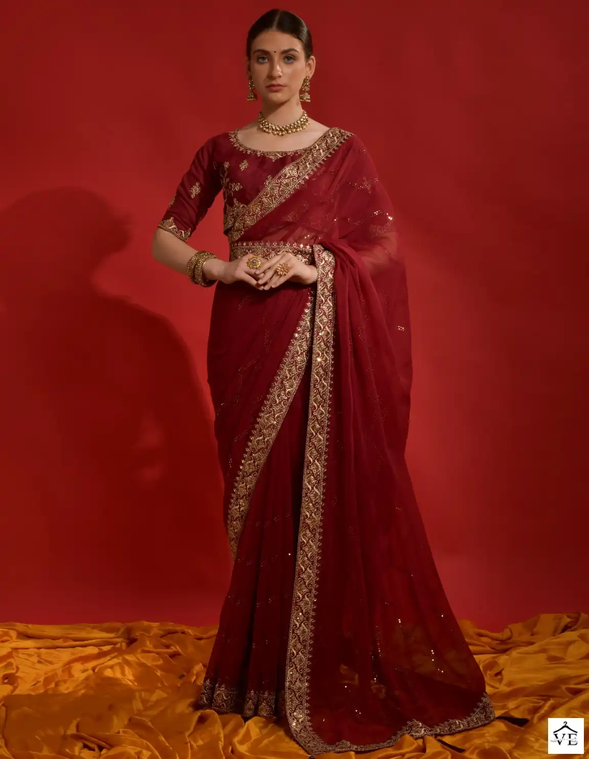 PC Sequence Vol 28 Georgette Wholesale Fancy Saree Catalog — Wholesale Sarees, MPA wholesale from Surat — view 1