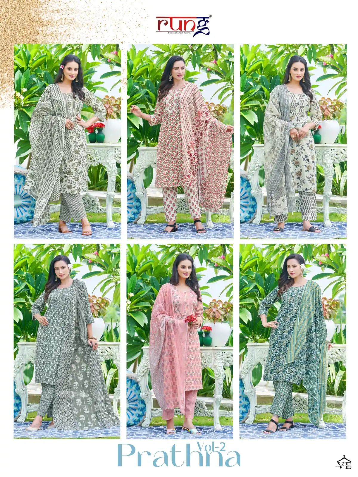 Rung Prarthna Vol 2 Heavy Cotton Wholesale Readymade Suit Catalog — Wholesale Salwar Suits, MPA wholesale from Surat — view 7