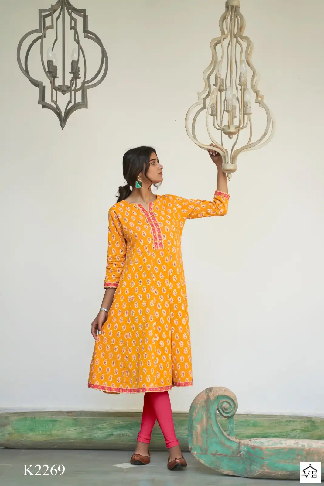 Mahotsav Prastuti Vol 4 Cotton Wholesale Kurti Catalog — Wholesale Kurtis, MPA wholesale from Surat - Gallery Image 2