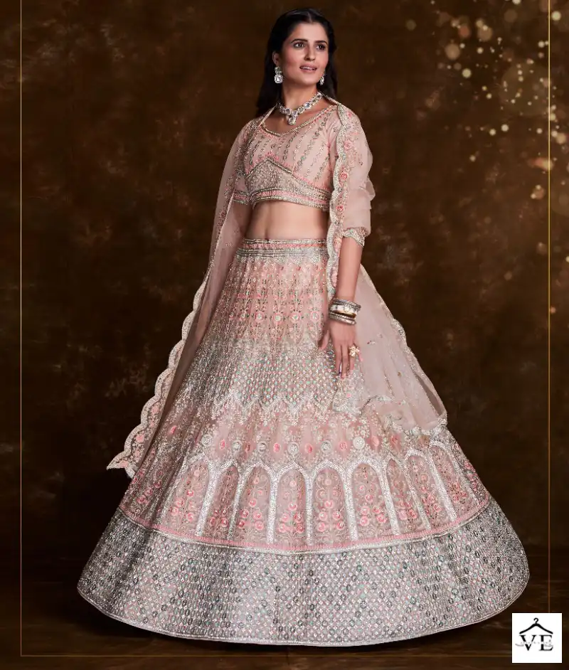 Arya Pratha Vol-4 Net, Art Silk Wholesale Lehenga Choli Catalog — Wholesale Lehenga, MPA wholesale from Surat — view 1