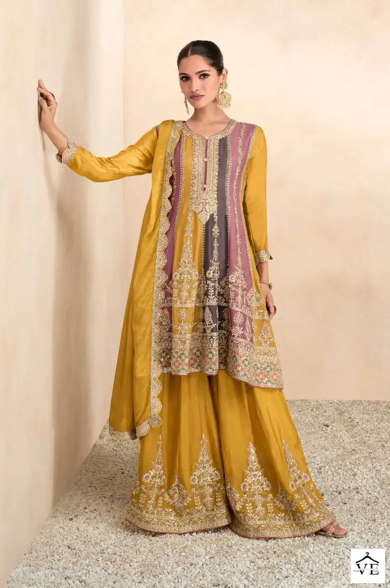 Gulkayra Preet Real Chinon Wholesale Designer Suits Catalog — Wholesale Salwar Suits, MPA wholesale from Surat - Gallery Image 2