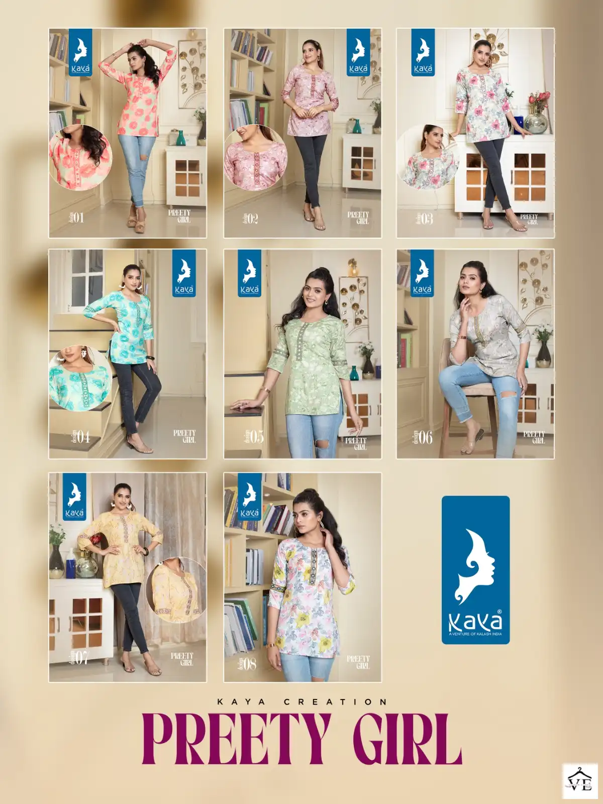 Kaya Preety Girl Rayon Wholesale Short Tops Catalog — Wholesale Kurtis, MPA wholesale from Surat — view 10
