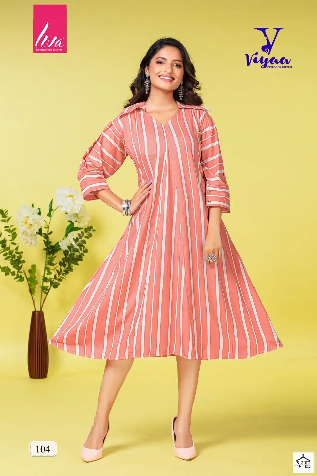 Viyaa Pretty Girl V1 Pure Rayon Wholesale Fancy Kurtis Catalog — Wholesale Kurtis, MPA wholesale from Surat — view 6