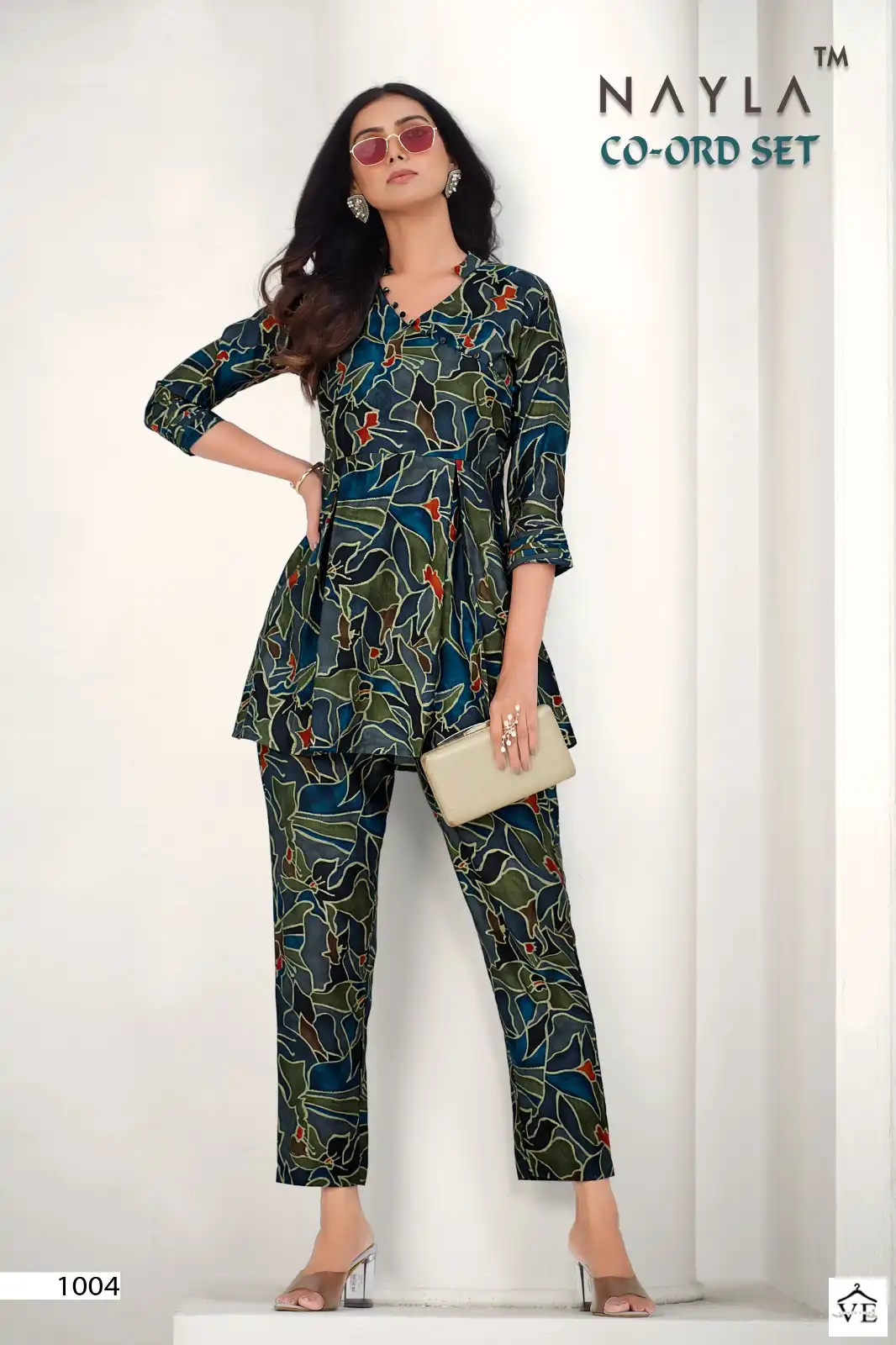 Nayla Fancy Pure Chanderi Wholesale Co-Ord Set Catalog — Wholesale Kurtis, MPA wholesale from Surat — view 4