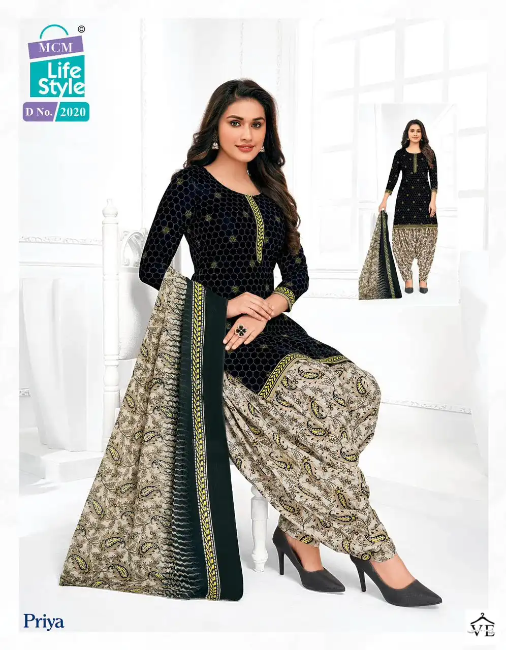 Mcm Priya Vol 20 Cambric Cotton Wholesale Readymade Suit Catalog — Wholesale Salwar Suits, Mcm wholesale from Surat - Gallery Image 18