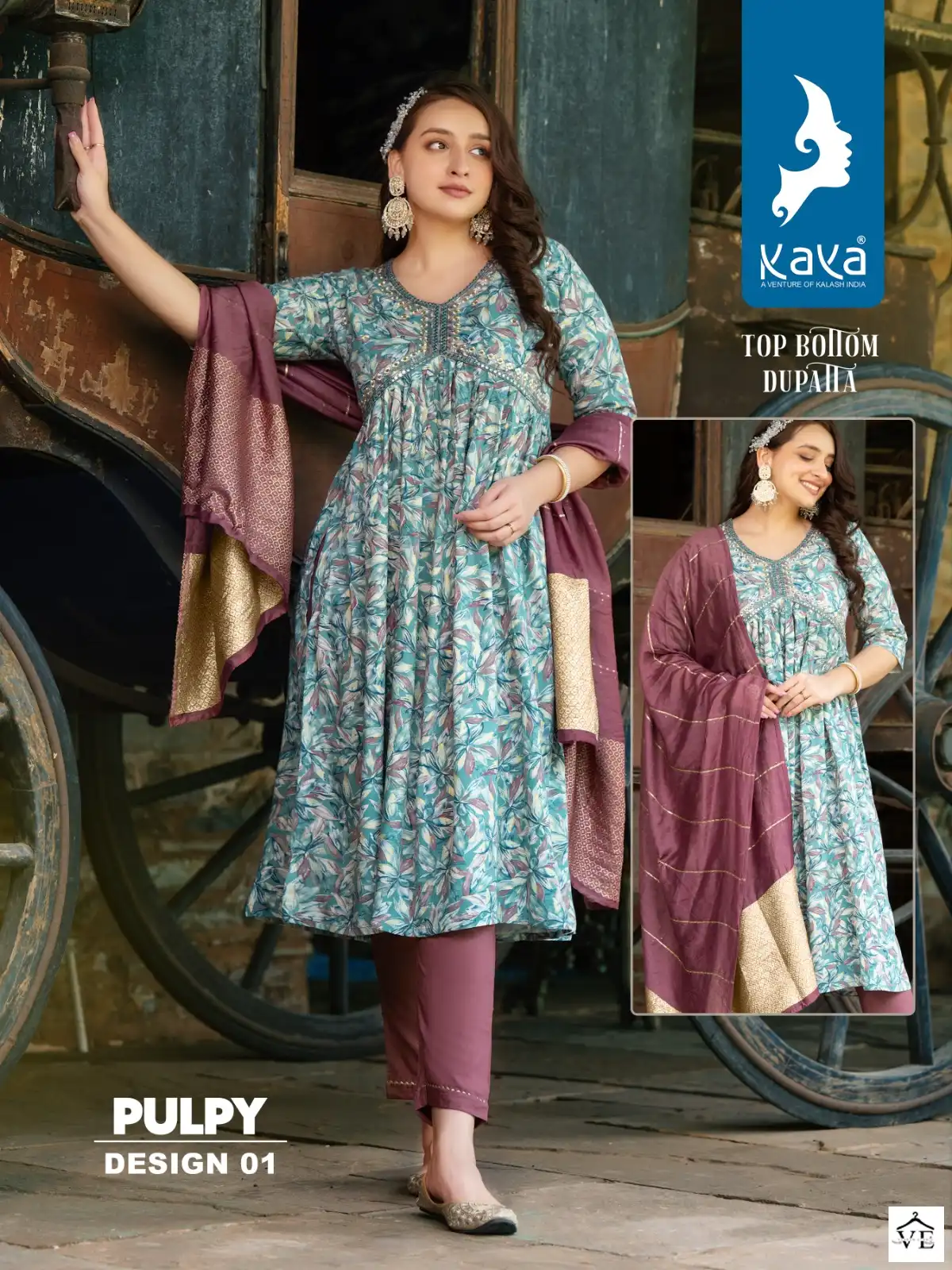 Kaya Pulpy Heavy Rayon Wholesale Readymade Salwar Suit Catalog — Wholesale Salwar Suits, MPA wholesale from Surat - Gallery Image 3