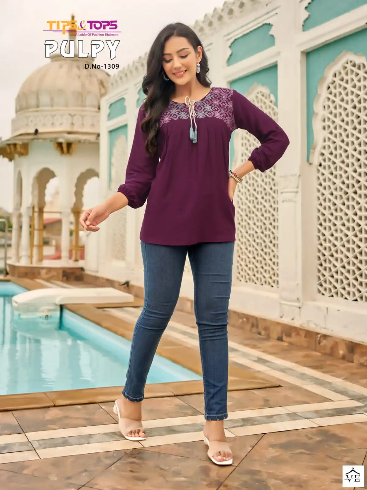 Tips & Tops Pulpy Vol 13 Heavy Rayon Slub Wholesale Fancy Kurtis Catalog — Wholesale Kurtis, MPA wholesale from Surat - Gallery Image 2